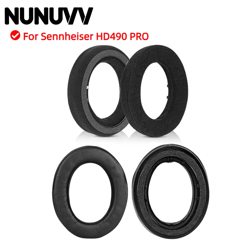 

Protein Leather Earpads Cushions For Sennheiser HD490 PRO Headphones, Replacement Ear Pads Headset