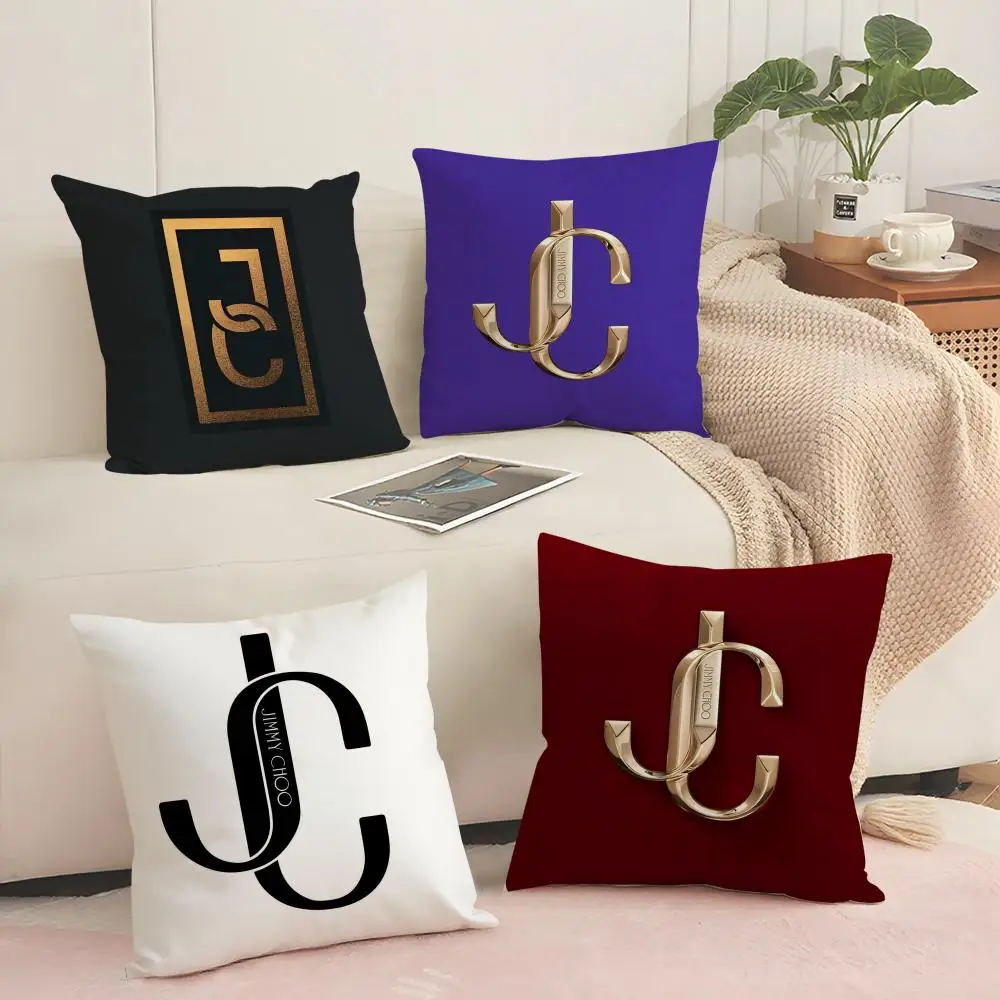 Brand J-JC-s Cushion Cover Breathable Linen Pillow Cover Skin-Friendly Home Decor Pillowcase with Hidden Zipper