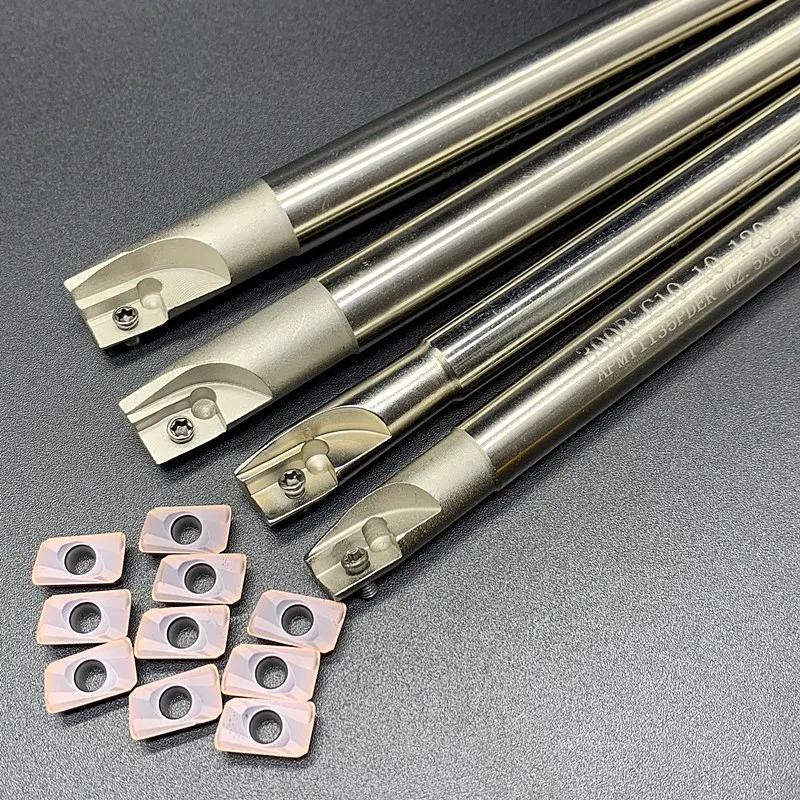 BAP 300R Indexable Milling Cutter Holder Tool With 10PCS APMT1135 hard alloy blade lathe tool