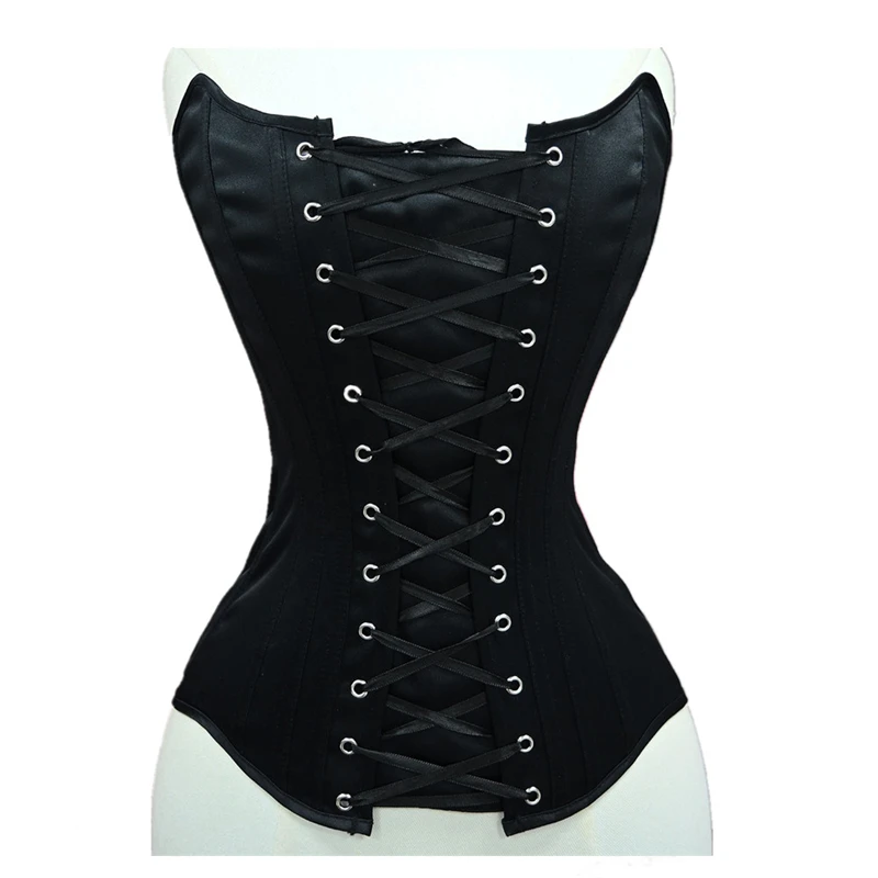 

Женский повседневный однотонный плотный корсет-бюстье, винтажные песочные часы, повязка в стиле панк, корсет на косточке, корсет для похудения, формирователь тела, тренажер