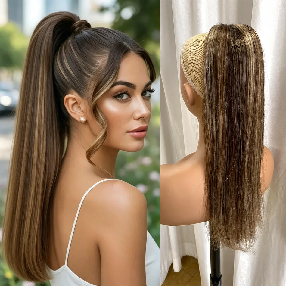 women's-straight-drawstring-ponytail-human-hair-clip-in-extension-100-remy-natural-black-removable-hair-accessory-for-quick-sty