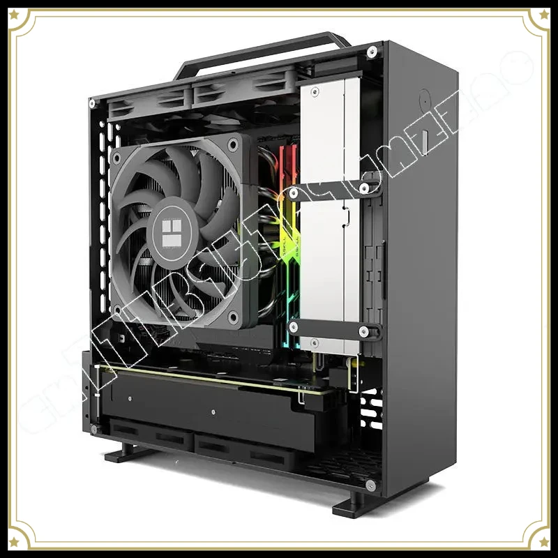 Mini A24-V5 2.0 Dual-slot Single Display 1u Power Supply Itx Chassis, Double-sided Chamfering