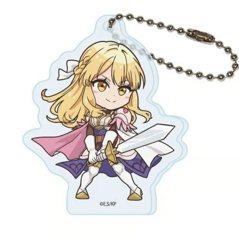 Anime I Became a Legend After My 10 Year-Long Last Stand 6CM Acrylic Keychain Bag Pendant Celliss Morton/Luck Lock Franze 5PCS