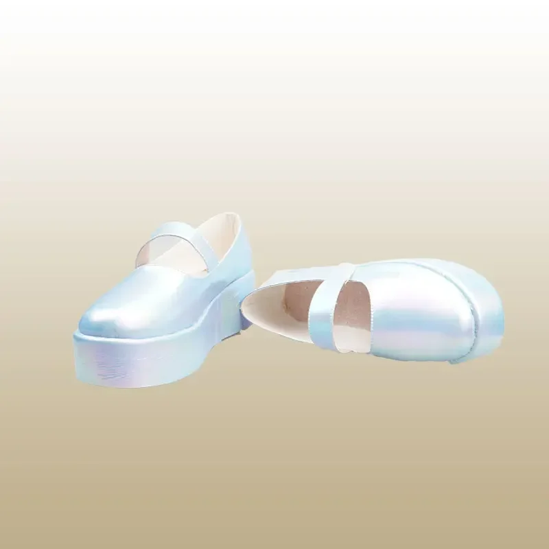 KAngel Cosplay Schoenen Game NEEDY GIRL OVERDOSE PU Lederen Schoenen Halloween Carnaval Laarzen Cosplay Props Custom Made