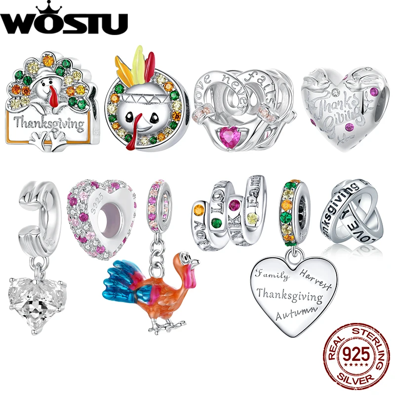 WOSTU 925 فضة الشكر تركيا قلادة لا نهاية لها الحب سحر الأصلي صالح للنساء محظوظ سوار DIY غرامة مجوهرات #1