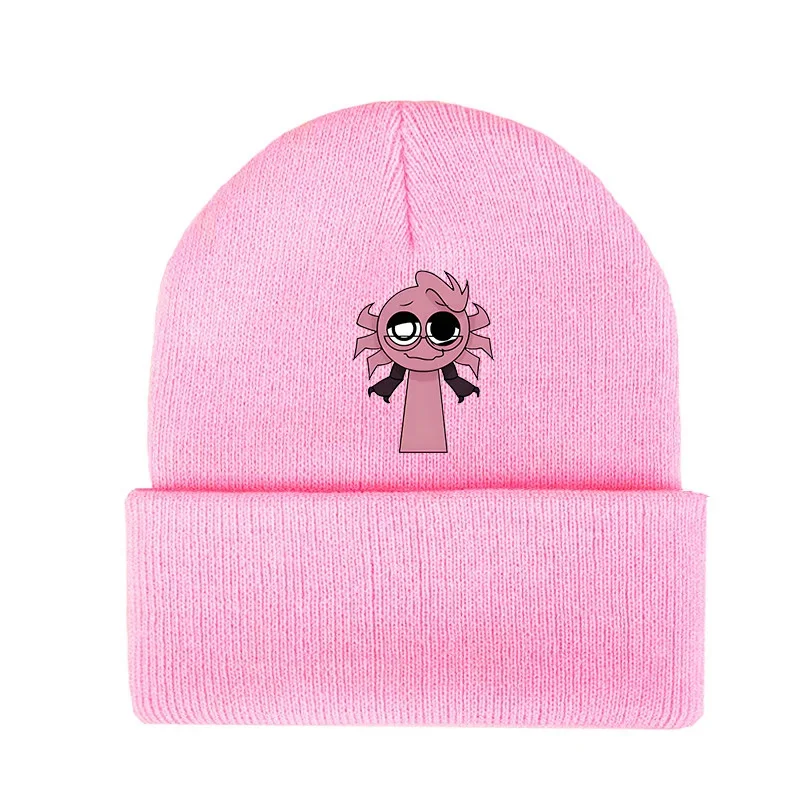 

Sprunki Rhythm Box Knitted Hat Autumn And Winter Warm Men's And Women's Versatile Pullover Hat Children's Birthday Gifts