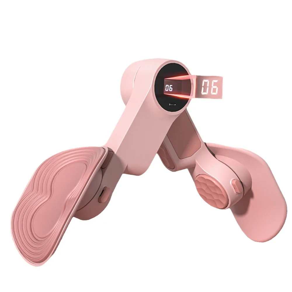 Smart counting timing leg clamp exercise pelvic floor muscle trainer multi-functional leg yoga fitness equipment