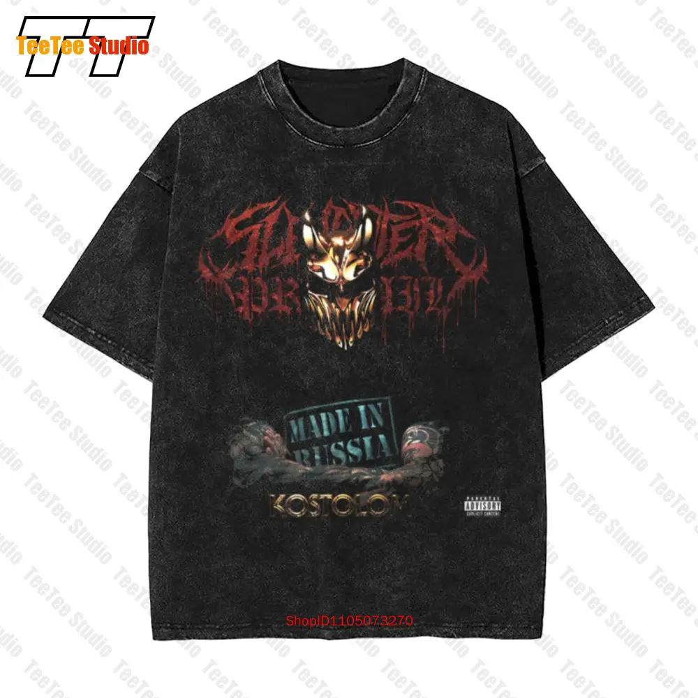 Deathcore Made In Russia Kostolom Slaughter To Prevail Vintage Oversized T-Shirt 8Q4N
