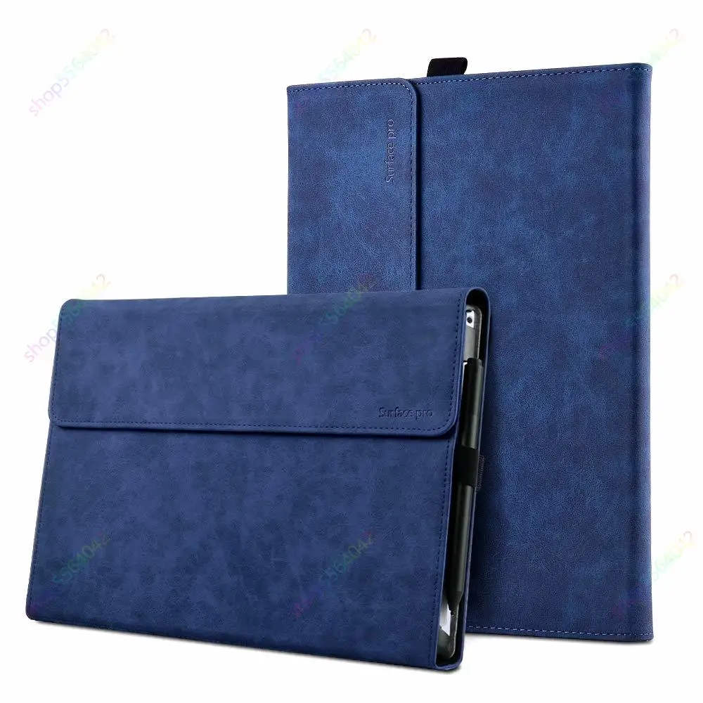 Magnetic Stand Folio Case for Microsoft Surface Pro 6 12.3inch Shockproof Full-Body Rugged Tablet Cover for Surface Pro 7 7 Plus