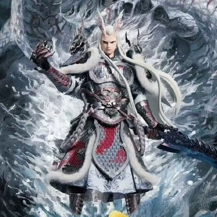 

Металлическая сборная модель Bandai BNMW Nezha: Дитя Дьявола — Морской Ао Гуан, игрушка-конструктор, предзаказ