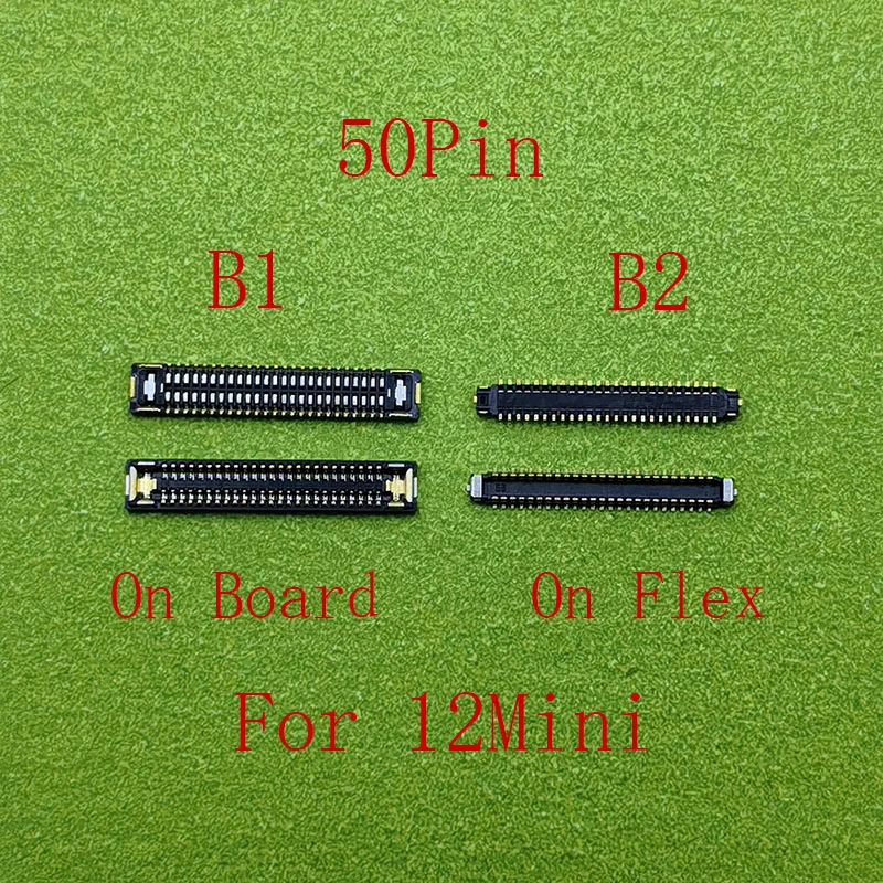 5pcs-10Pcs LCD Display FPC Connector On Motherboard For iPhone 12 13 Pro Max mini 12Pro 13Pro 13Mini Touch Screen Plug On Flex