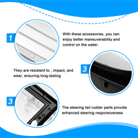 AEE7-FT012-1 Main Body Shell Hull Component For Feilun FT012 2.4G Brushless RC Boat Spare Parts Accessories