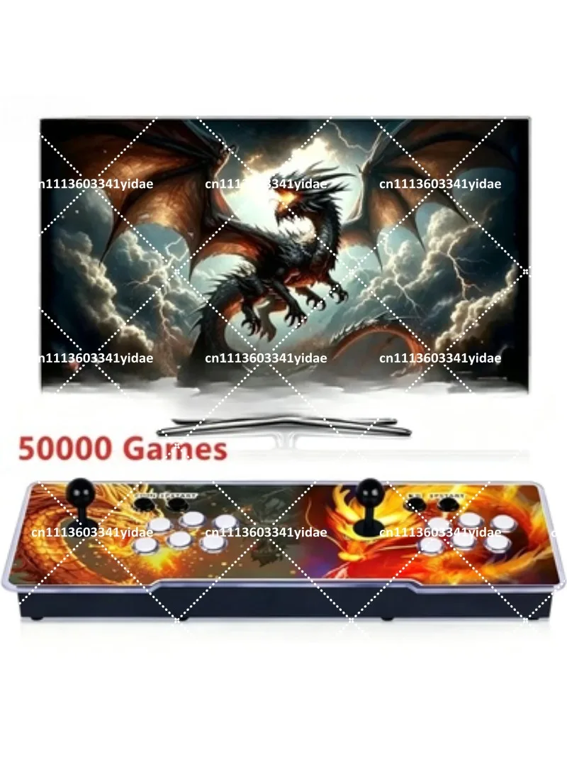 2025 New 50000 in 1 3D Game Box Retro Arcade High-Resolution Video Game Console for Home Arcade Plug and Play