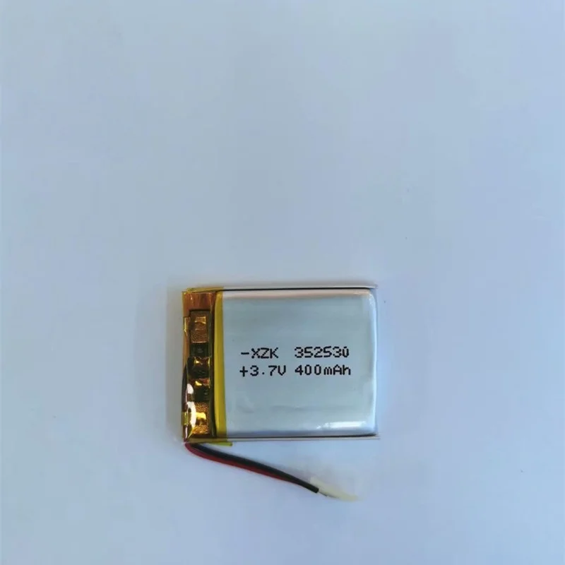 352530 Polymer Lithium Battery 300mAh 3.7V for smart wearables medical devices LED lights and beauty instruments