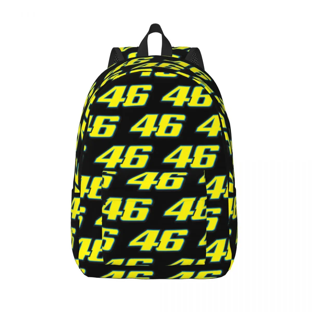 Vr-46 Motorsport Racing Teenage Backpack Outdoor Student Hiking Travel Daypack for Men Women Laptop Canvas Bags