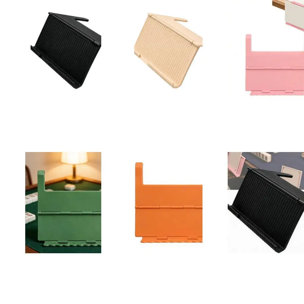 plastic-mahjong-rack-stand-for-home-play-folding-hinged-tile-rack-accessory-for-mahjong-players-and-game-night-use-d2rc