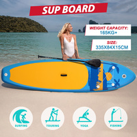 FunWater Stand Up Paddle Board Surfboard Weight bearing 165kg+ suitable for both men and women, for water gliding and surfing