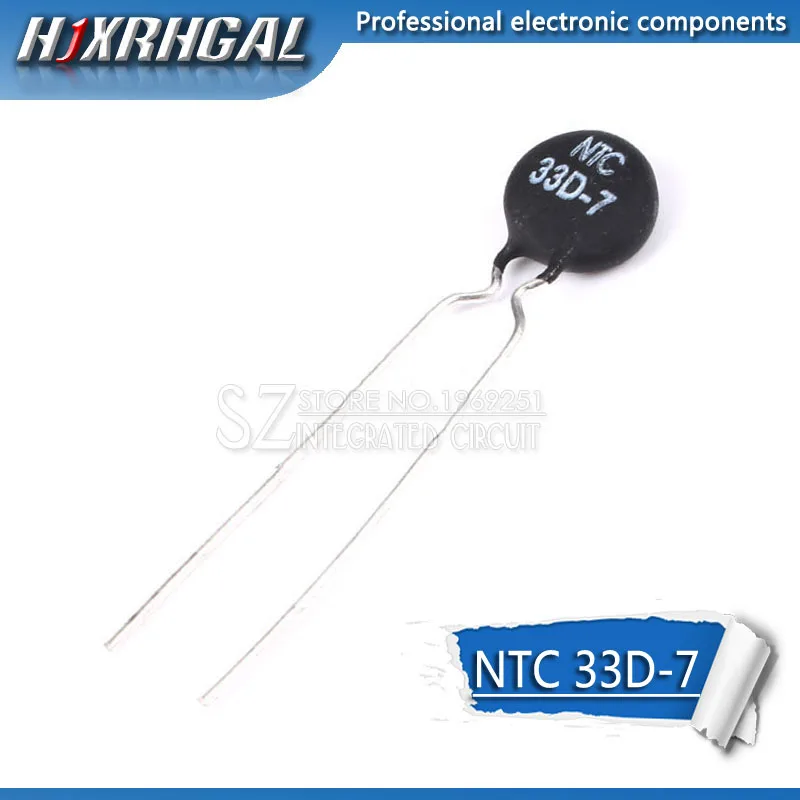 

20pcs Thermistor Resistor NTC 33D-7 Thermal Resistor hjxrhgal
