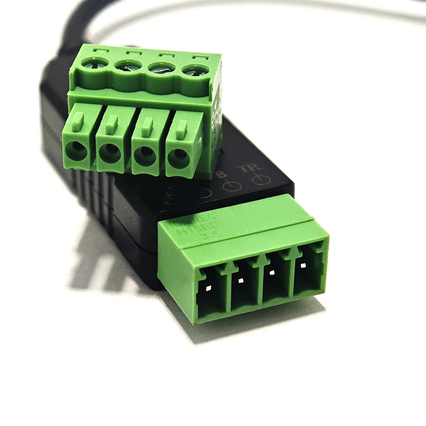 Obrázek 4: USB na 485 řadový levý bok lodi konvertor dorozumívání modul CH340 plc řadový levý bok lodi IO modul USB-485-V1