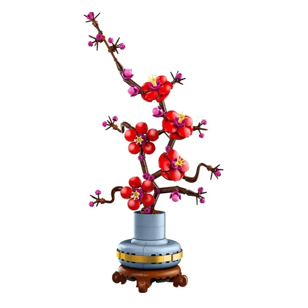 2026 باقة جديدة 10343 10344 10368 10369 أوركيد الخيزران أقحوان زهر البرقوق اللبنات لتقوم بها بنفسك لعبة الزهور للطفل الكبار