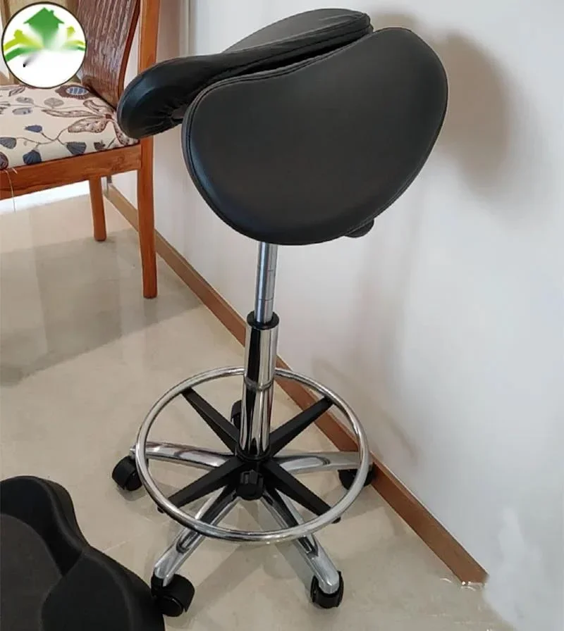 

Multi Adjust Ergonomic Saddle Chair Orthopedic Chair Posture Stool with Swivel Tilting Seat For Dental