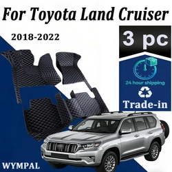Car Floor Mats For Toyota Land Cruiser Prado 150 2022 2021 2020 2019 2018 5 Seats Auto Styling Interiors Protect Custom Carpets