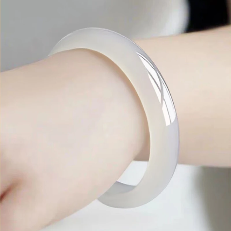 Ice-like Bracelet Natural White Moonlight Lychee Jelly Bracelet