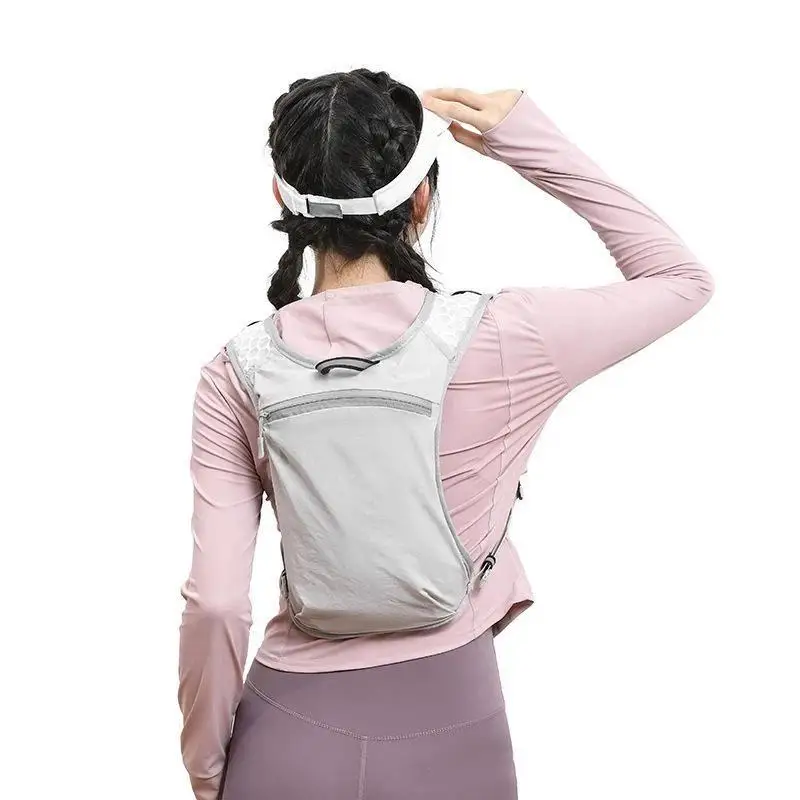 Lauf-Hydrationsrucksack mit Wasserblase 1 Stück Reflektierende Marathon-Weste für Nachtlauf, Wandern, Radfahren und Sport – Detail 15