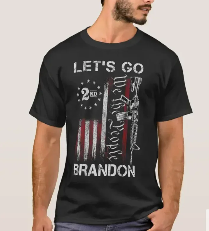 

2-я поправка Gun Rights AR-15 Футболка с американским флагом и патриотиками, новая повседневная мужская футболка из 100% хлопка с круглым вырезом и коротким рукавом, размер S-3XL