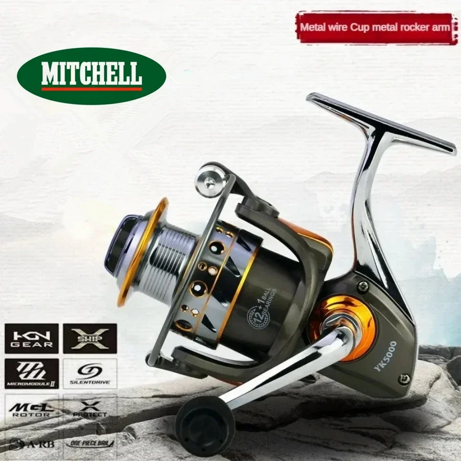 

All Metal Fishing Reel 15Kg Max Drag Power Spinning Wheel Fishing Coil Shallow Spool Suitable for All Waters