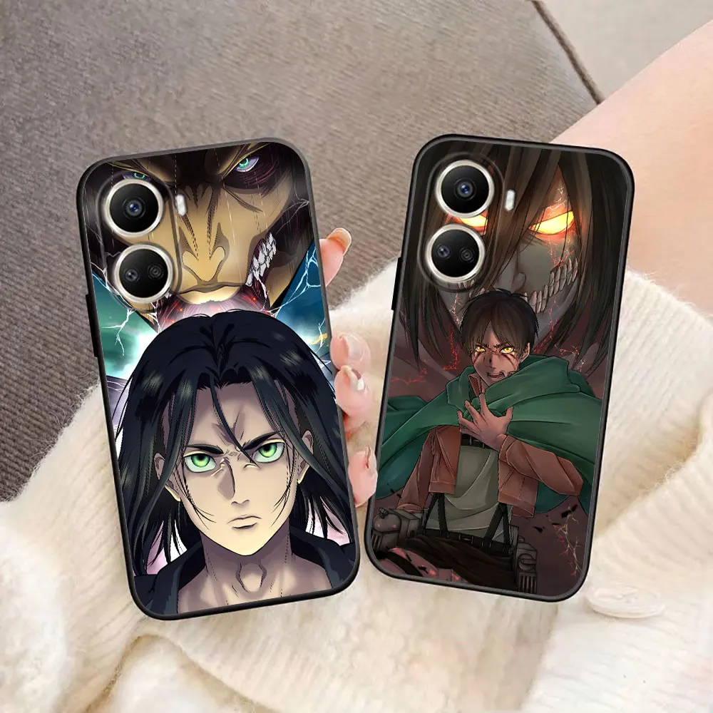 أنيمي A-الهجوم على T-Titan إرين جراب هاتف لهواوي نوفا 3I 7I 8I 9 P30 الشرف 400 20 90 X6B X7A X7B X7D X9D X8B X9 X9B X9A