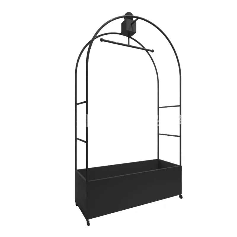 

Wedding shop trolley clothing photography dress thickened hanging clothes movable with silent wheels cheongsam display shelf