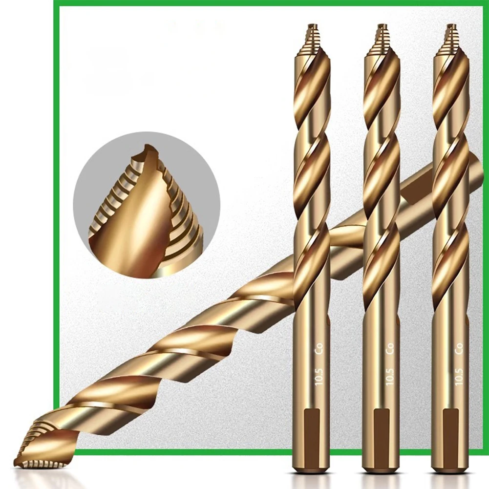 3-13mm M35 cobalt straight step drill bit hole cutter, HSS M35 cobalt straight step drill bit hole cutter tool accessories