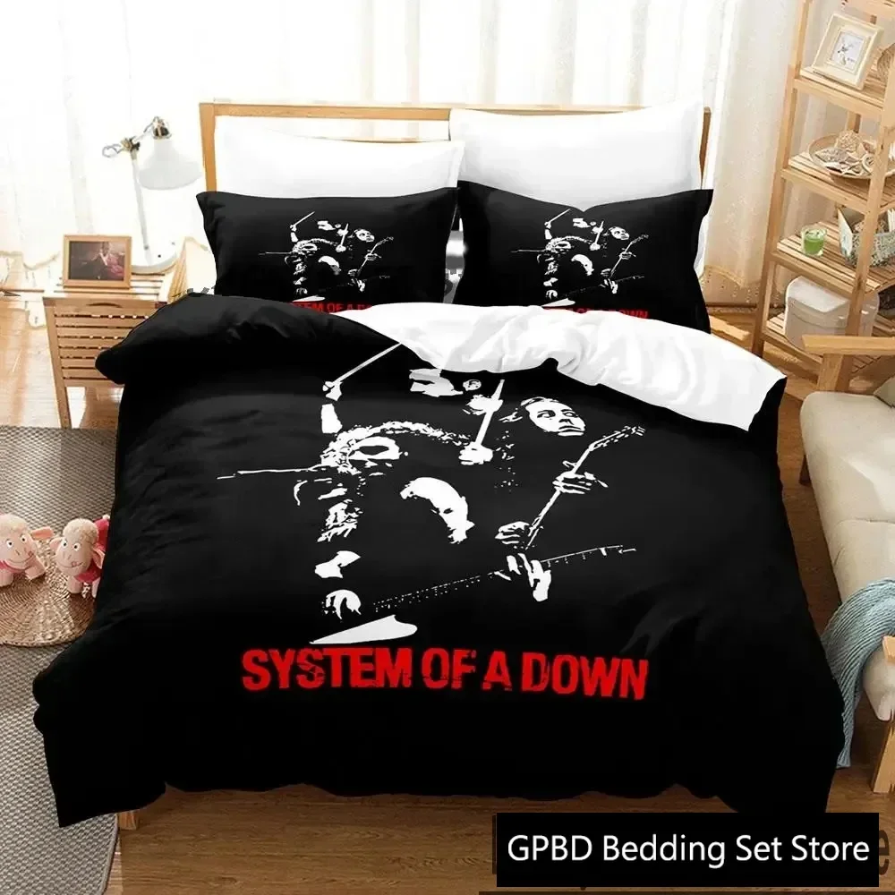 

3D Print System Of A Down Bedding Set Boys Girls Twin Queen King Size Duvet Cover Pillowcase Bed boys Adult Home Textileextile