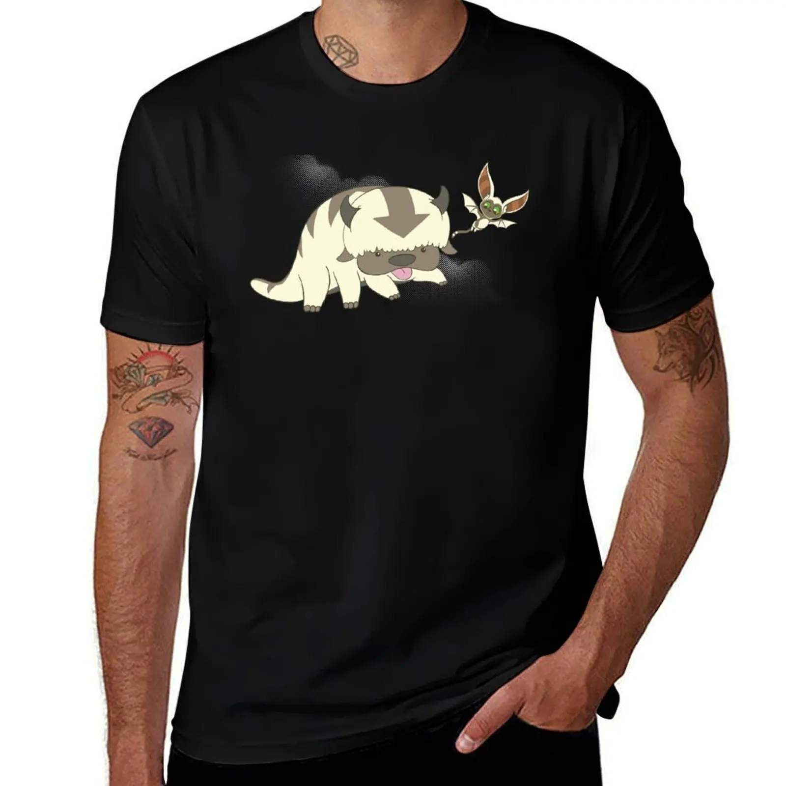Flying Buddies T-Shirt Comfortable Basic Crew Neck Tee T-Shirt