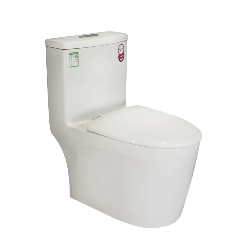 

Modern High Quality One-Piece S-Trap Bathroom WC Ceramic Toilets Floor Mounted Elongated Bowl Shape for Home and Hotels