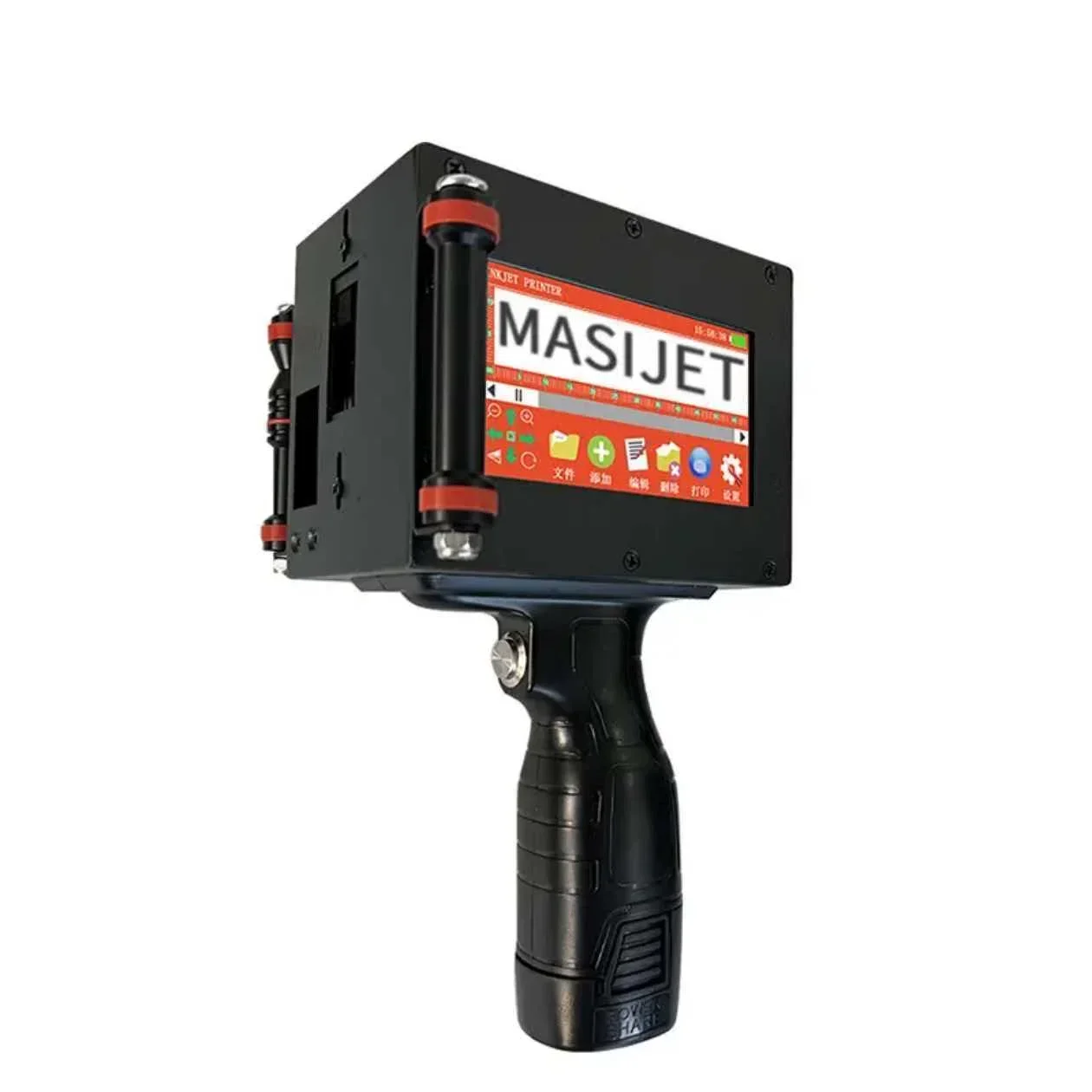 Handheld Large Character 5cm Food Date Coding Machine Serial Number QR Code Digit round Pipe Cable Marking Device