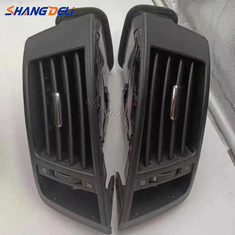 

2 шт., внутренняя приборная панель автомобиля, центральное выходное отверстие кондиционера LC200, вентиляционное отверстие, подходит для Toyota Land Cruiser LC200 FJ200 07-15