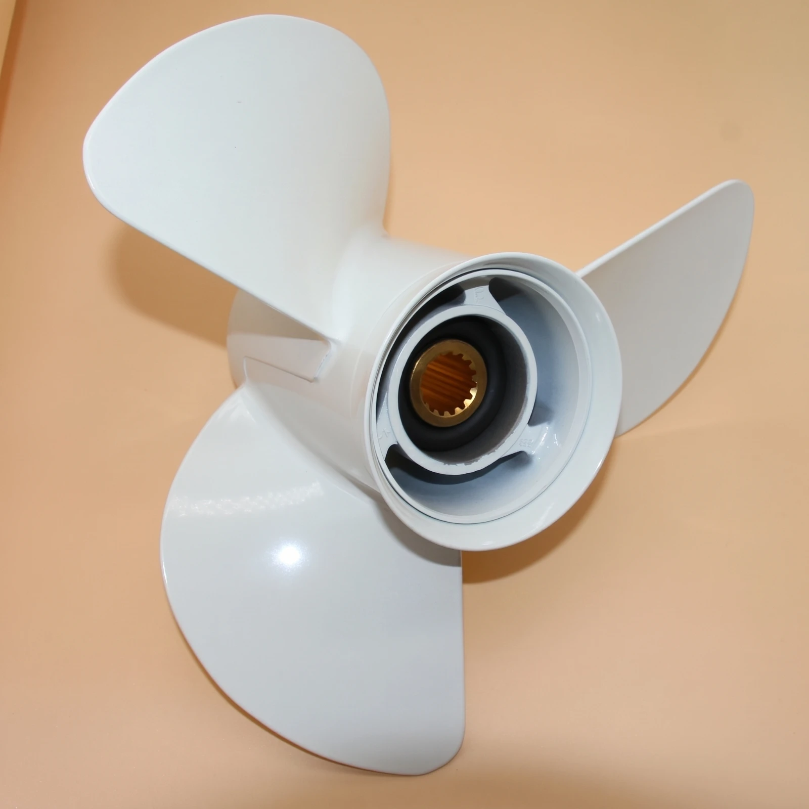 Propeller with 15 Splines 13 1/4 X 17-K Outboard Engine Propeller Hardware Aluminum Alloy 3-Blade for Boaters, Boats
