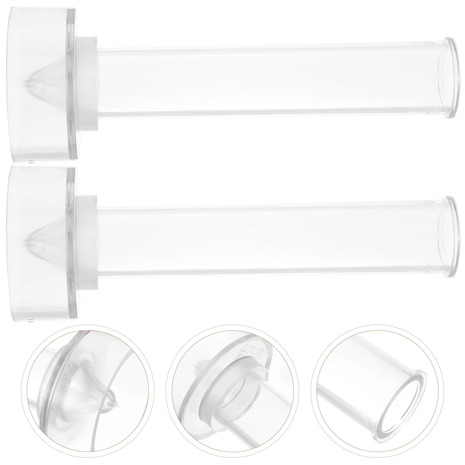 

2pcs Acrylic Molds Taper Pillar Diy Mold Creative Wax Casting Decorative Making Practical Molding Kit Easy Demold