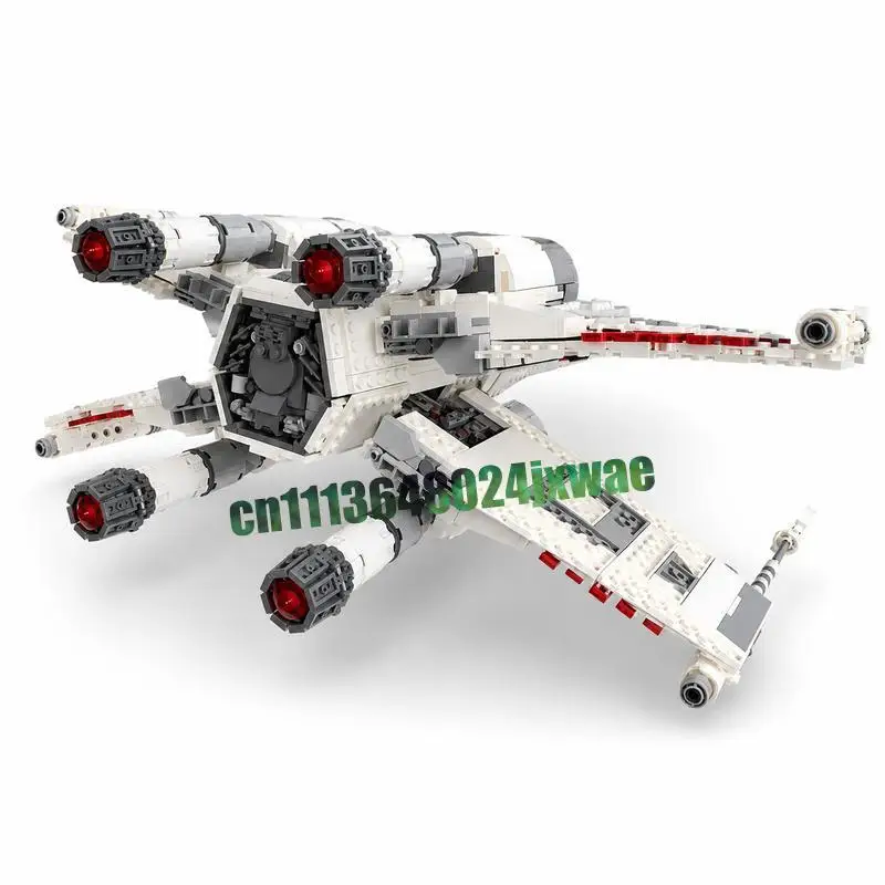 2220PCS X-Wing Fighter Building Blocks Sci-Fi Spaceship Model DIY Assembly Creative Toy Collection Display Puzzle Popular Gifts view 6