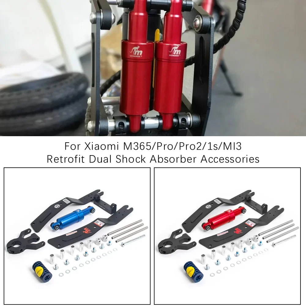 Monorim DM Modification Front Suspension Kit for Xiaomi M365 Pro Pro2 1s Mi3 Electric Scooter Front Tube Shock Absorption Parts