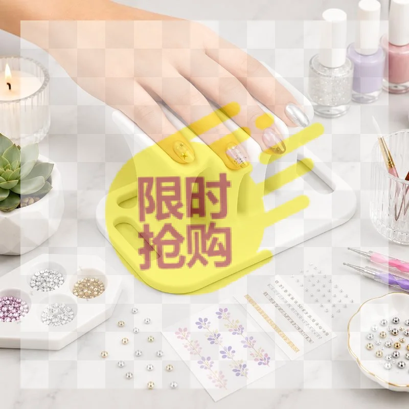 【HBA】Nail Art Finger Rest Support Stand Manicure Hand Holder Bracket For Nail Polishing Beauty Work Station