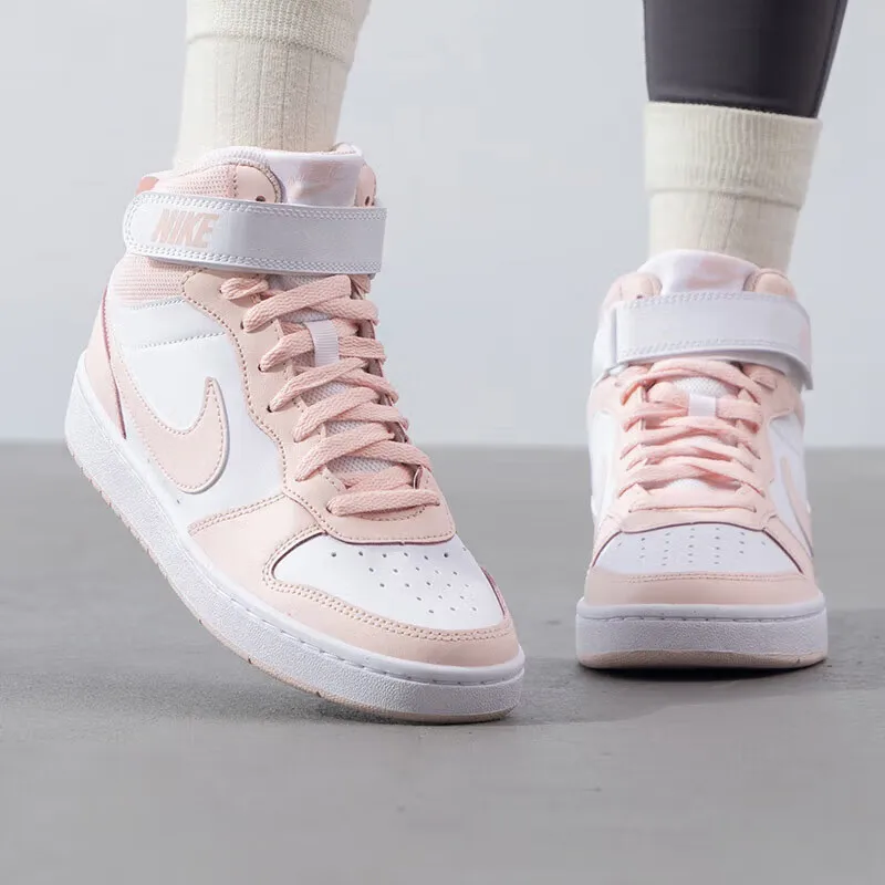 

Nike children's shoes Court Borough Mid GS board shoes wear-resistant casual shoes CD7782-122