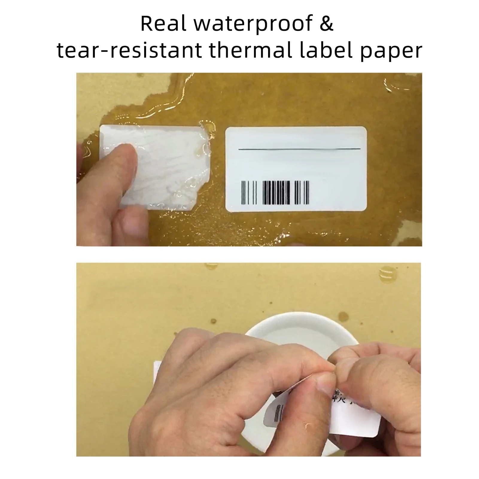 50*30mm 230 Sheets Waterproof Thermal Labels Self-adhesive Label Stickers 2.0x1.2 Inch Shipping Labels for Printer B11/B21/B3S
