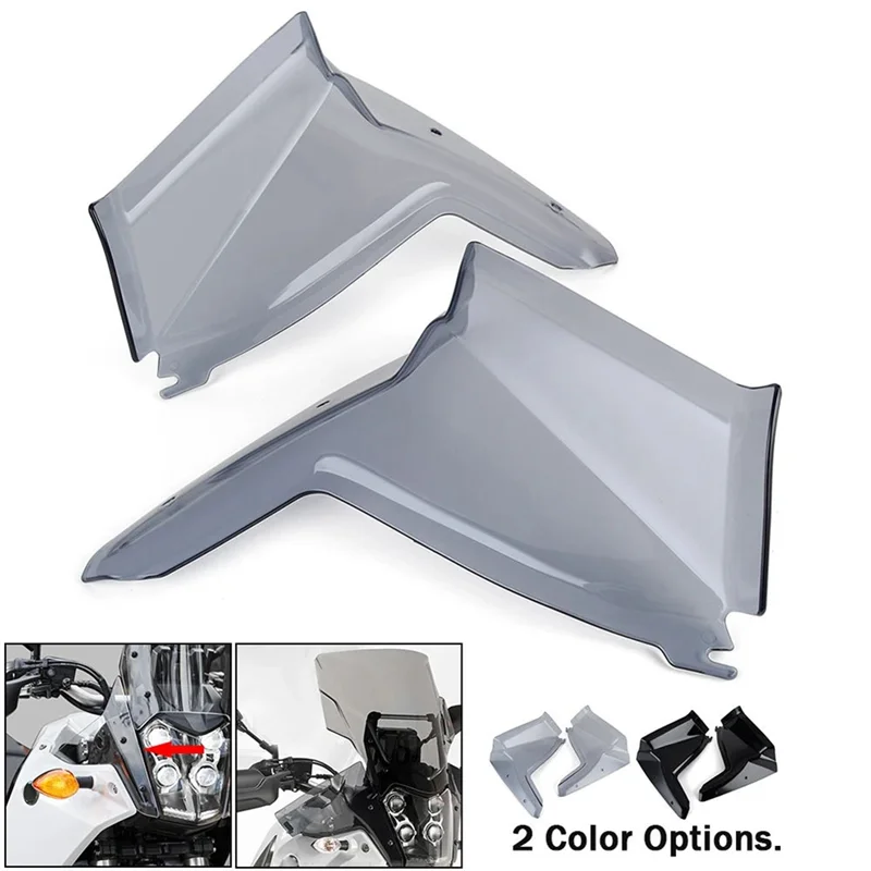 

AS57-Motorcycle Side Handle Bar Wind Shield Wind Deflector Windshield For YAMAHA Tenere 700 XT700Z XT 700Z XT7 2019-2024
