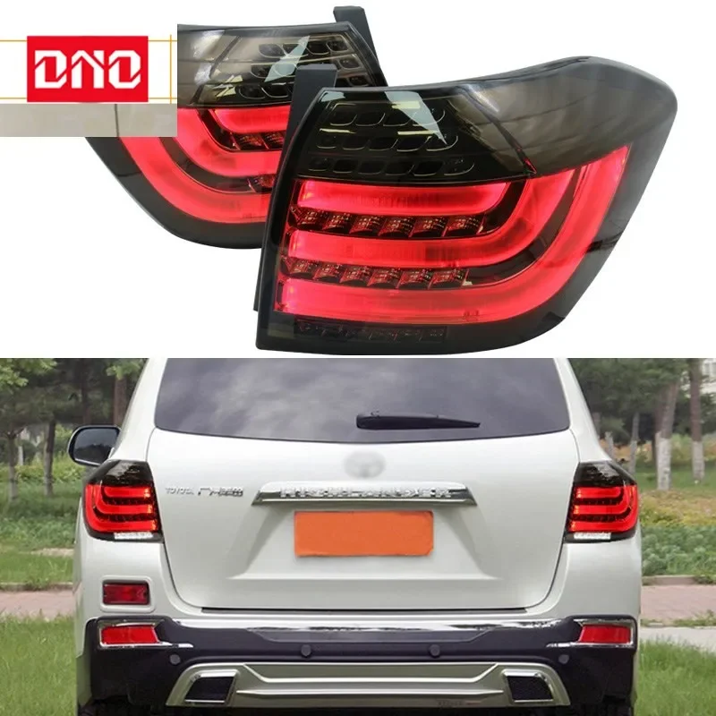 Car LED Taillight For Toyota Highlander 2012 2013 2014 Rear Running Lamp Brake Reverse Turn Signal Waterproof Car Accessories