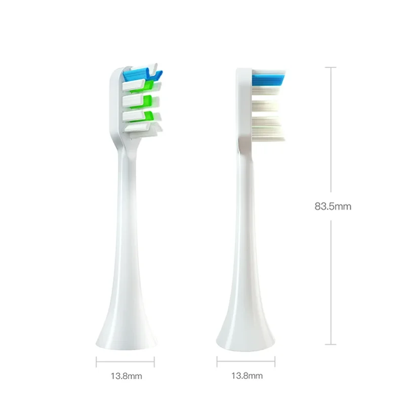 Replacement Brush Heads 12 PCS for SOOCAS X3/X3U/X5 Soft DuPont Sonic Colorful Toothbrush Clean Brush Vacuum Bristle Nozzles