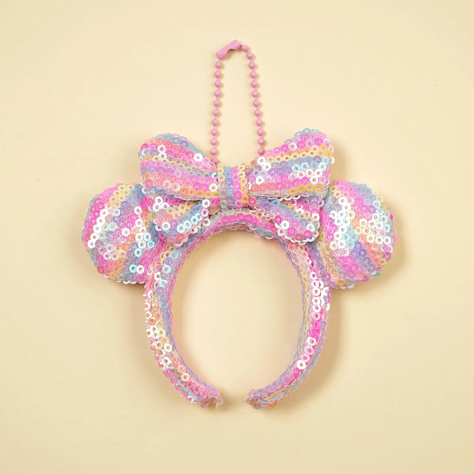 1/3pcs Cute Mickey Mouse Ear Headband Pendant Bags Backpacks Phone Cases Pendants Fun Keychains Cameras Photography Decorations view 3