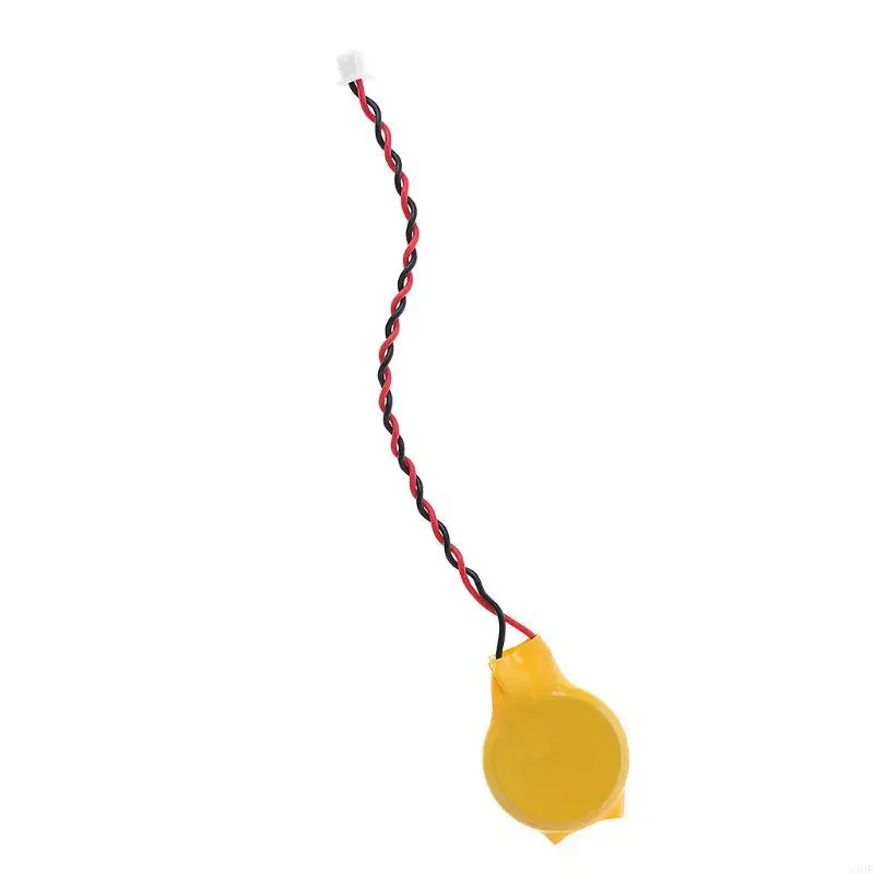 Y4ue 2 PIN CR2032 2032 Dây pin Máy tính xách tay BioS Bios CMOS Pin với dây đai Disassemble Cáp 1.25 phích cắm